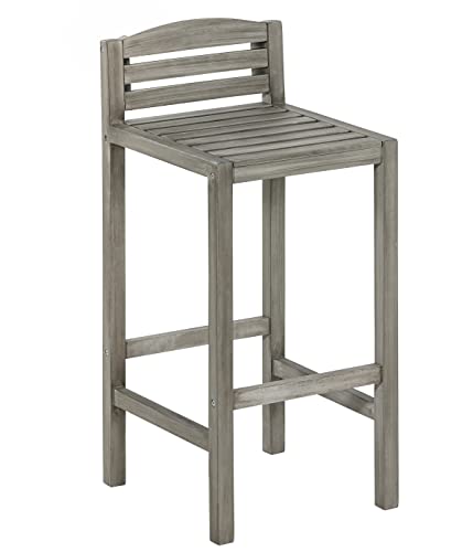Dehner Southhampton Barhocker Akazienholz grau 93cm