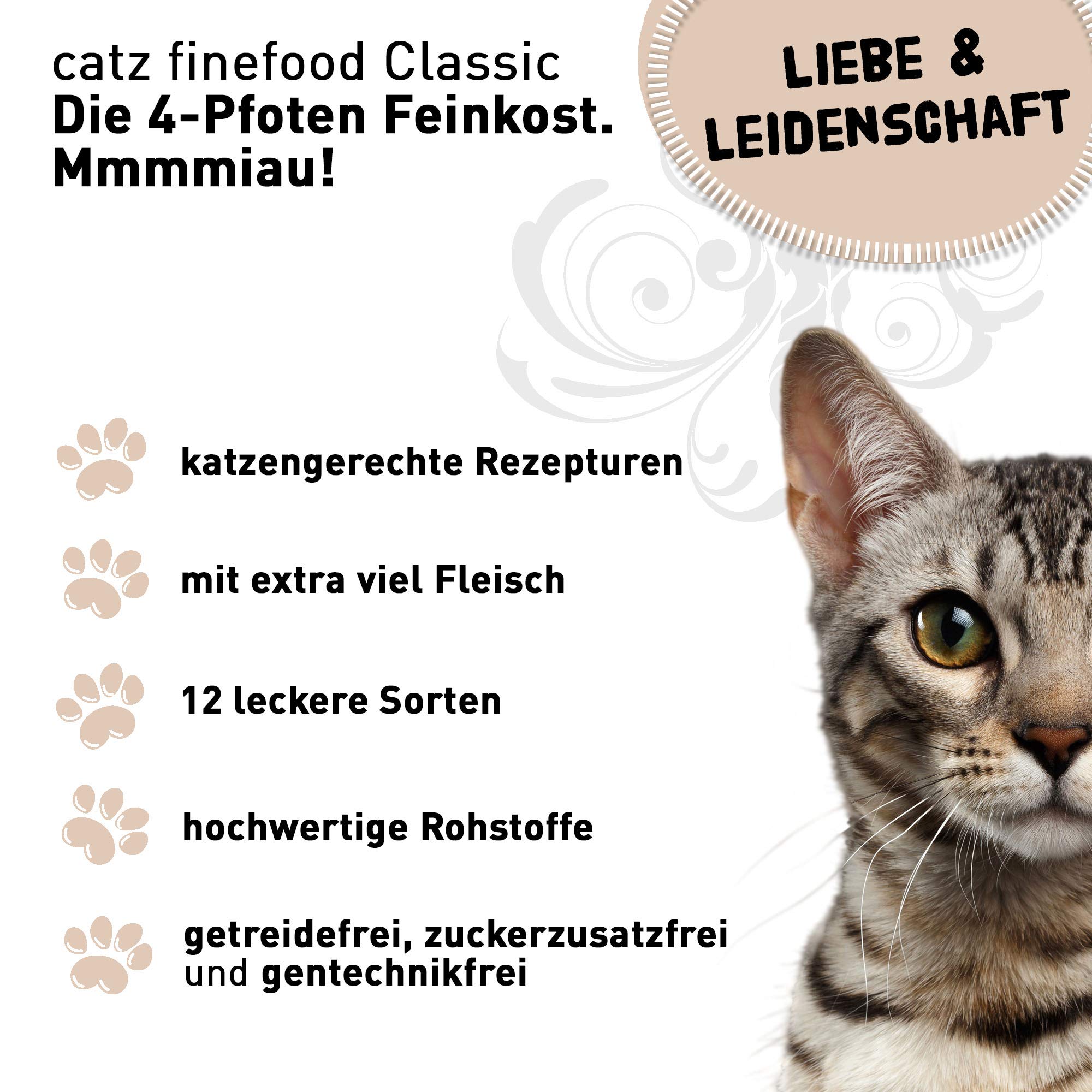 catz finefood No 9 Wild Nassfutter Katze 8x85g Preiselbeere