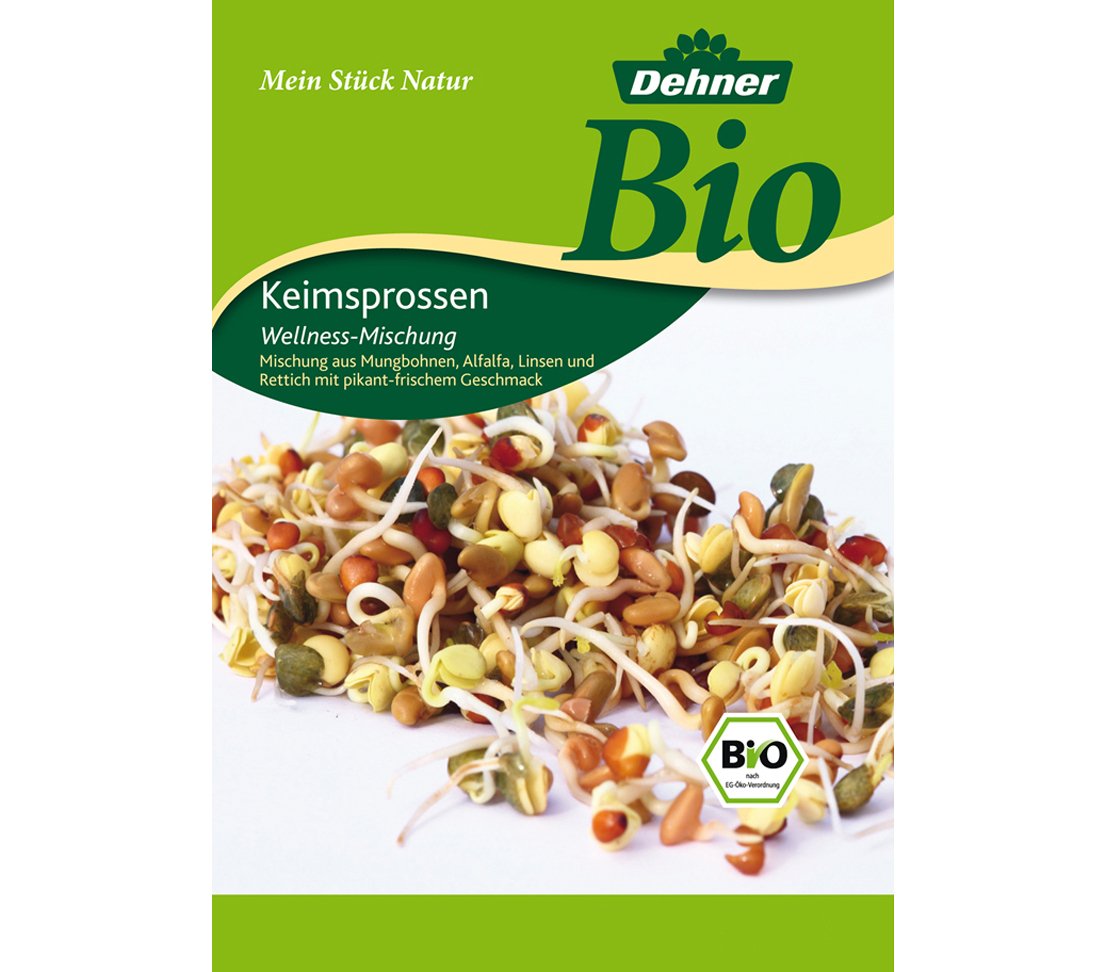 Dehner Premium Lovely Bio Keimsprossen Saatgut 8 Sorten
