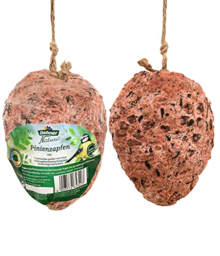 Dehner Natura Pinienzapfen Wildvogelfutter 4x350g Rindertalg