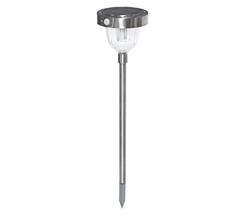 Dehner Asinara Solar-Steckleuchte Sensor silber 77 cm