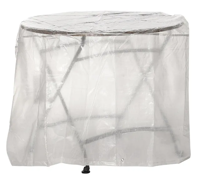 Dehner Gute Wahl Schutzhülle Gartentisch Ø 125 cm transparent