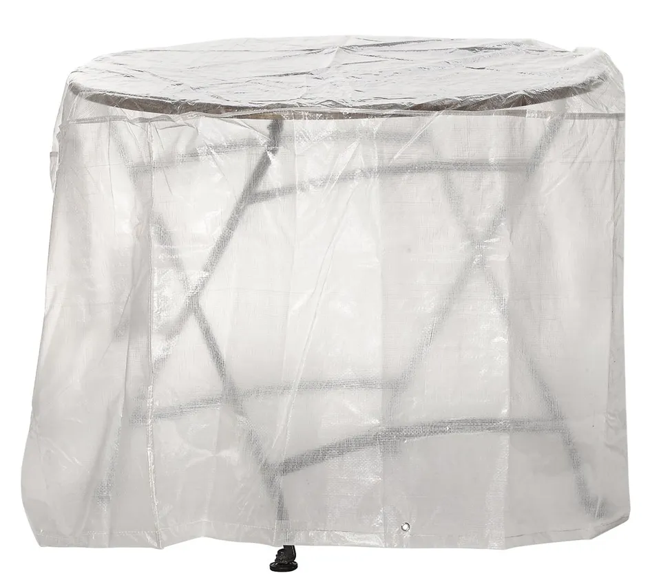 Dehner Gute Wahl Schutzhülle Gartentisch Ø 125 cm transparent