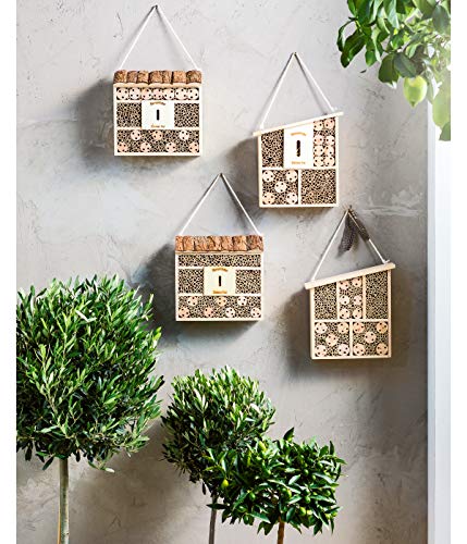 Dehner Natura Premium Insektenhotel Melitta Nistkasten 32x30 cm natur
