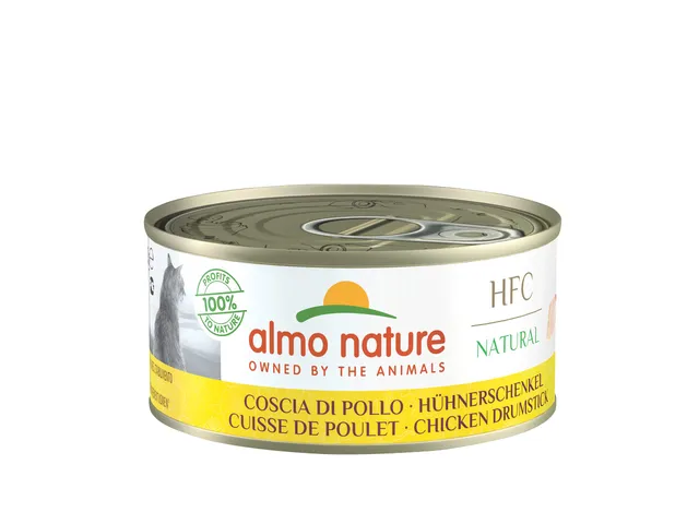 Almo Nature HFC Natural Nassfutter Hähnchenschenkel 150g 24er