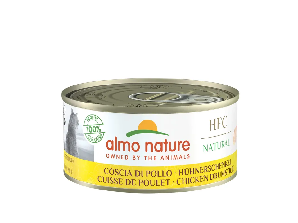 Almo Nature HFC Natural Nassfutter Hähnchenschenkel 150g 24er