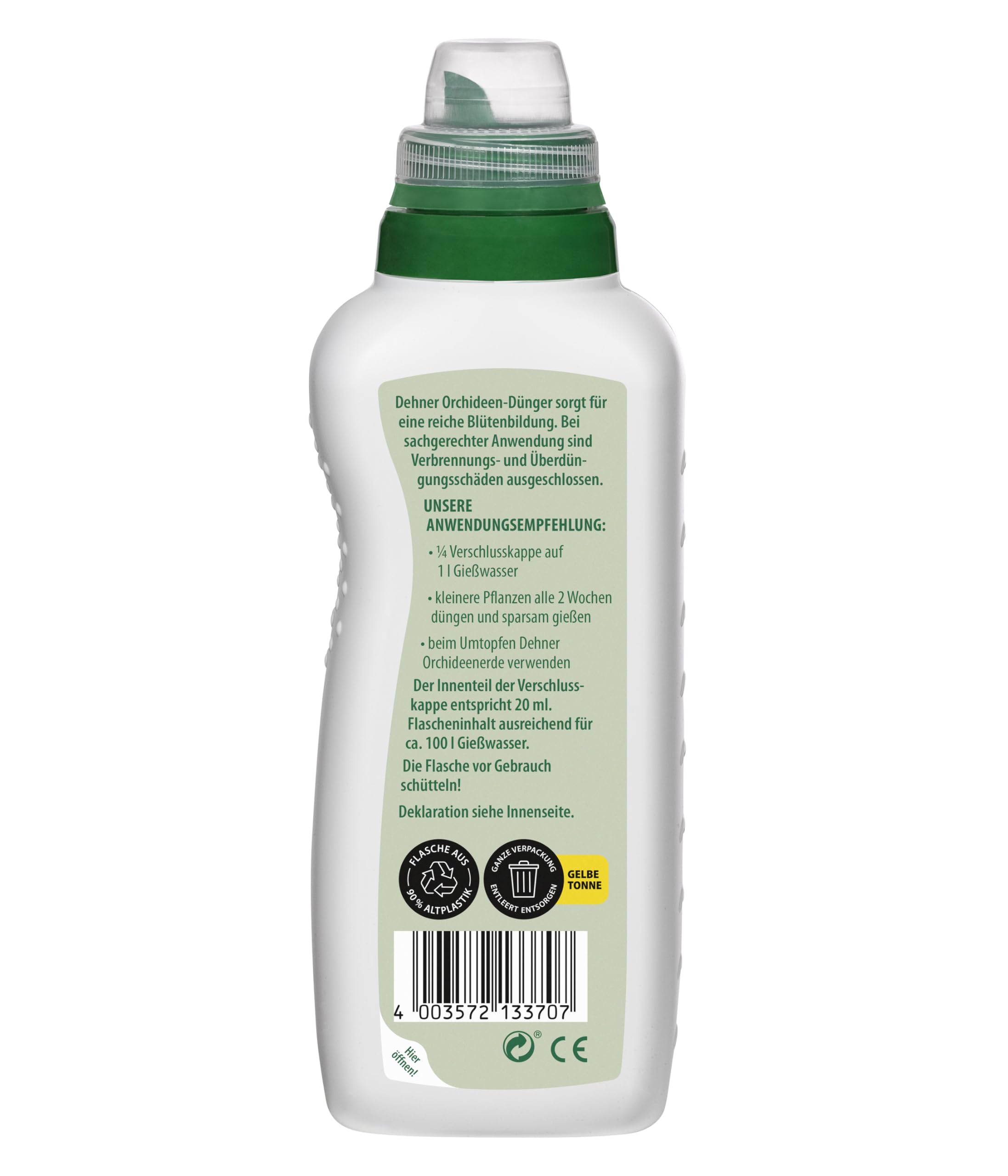 Dehner Orchideendünger Flüssigdünger 500 ml chloridarm