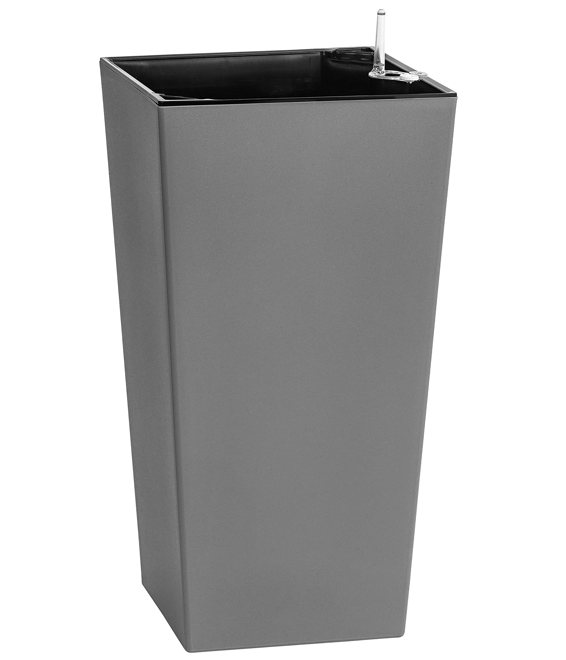 Dehner Elise Pflanztopf mit Selbstbewässerung grau-matt 46 cm
