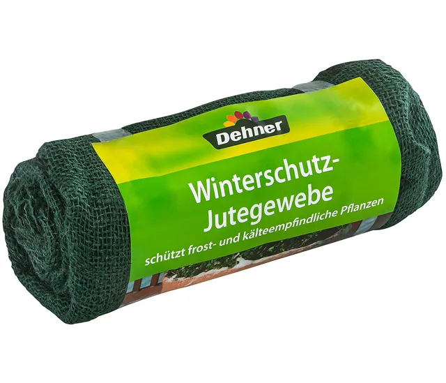 Dehner Winterschutz Jute-Gewebesack grün 300x105 cm Deko