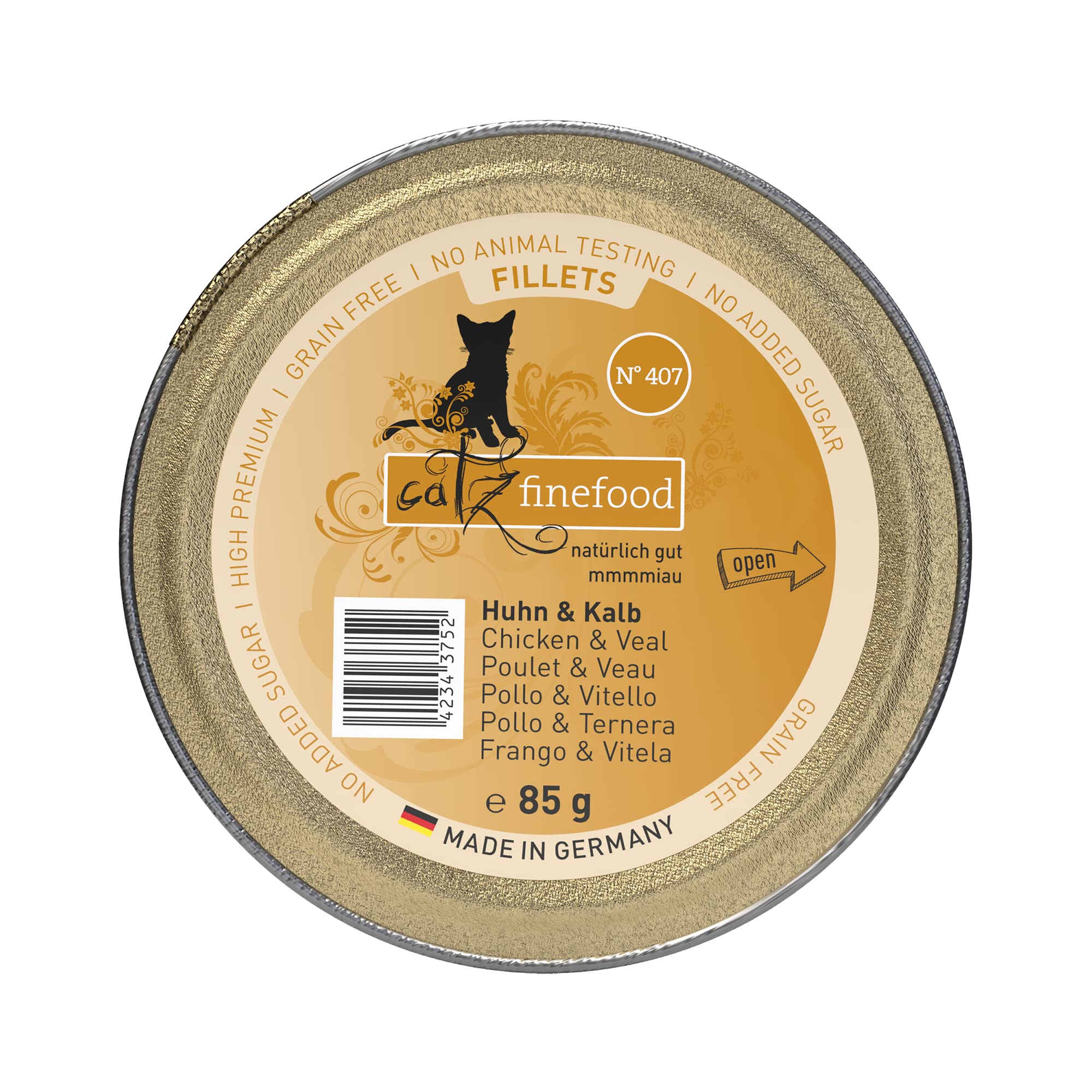 catz finefood Feine Filets Nassfutter Pute Kaninchen 12x85g