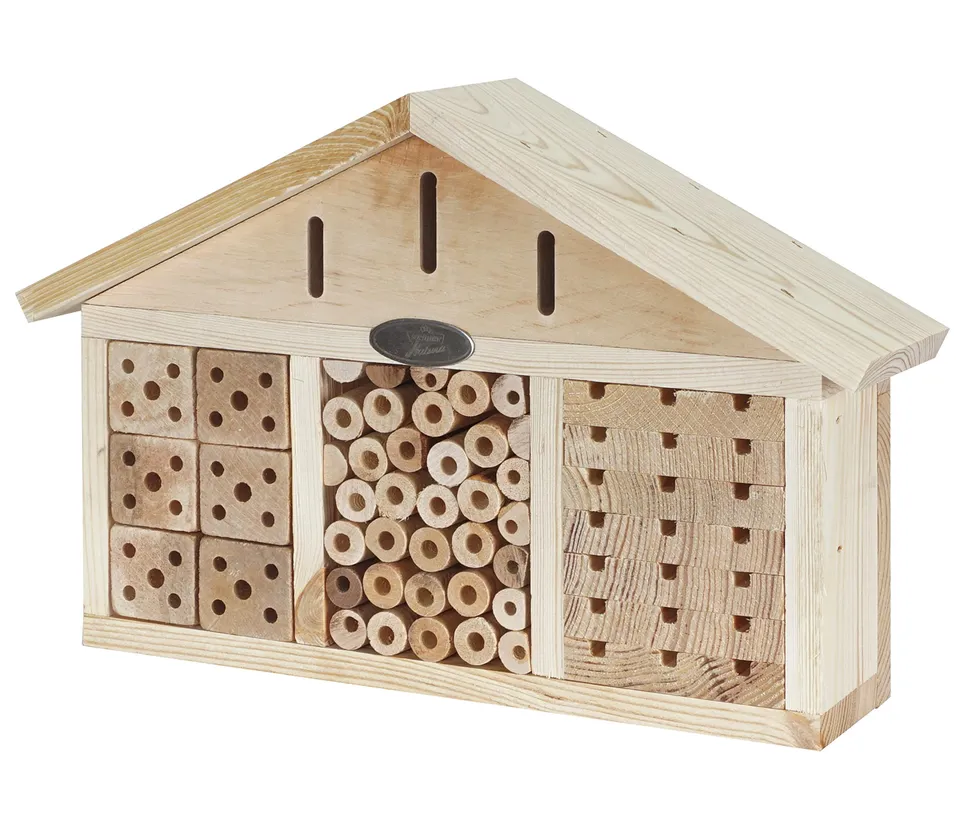 Dehner Natura Quinta Insektenhotel Holz 39x26x9 cm