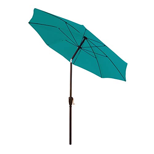Dehner Kos Sonnenschirm Polyester türkis Ø220cm