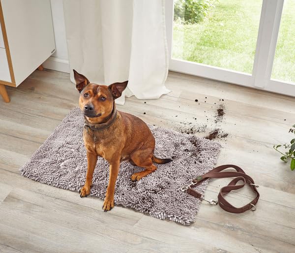 Dehner Lovely Snuggy Hundematte Polyester 61x46 cm grau