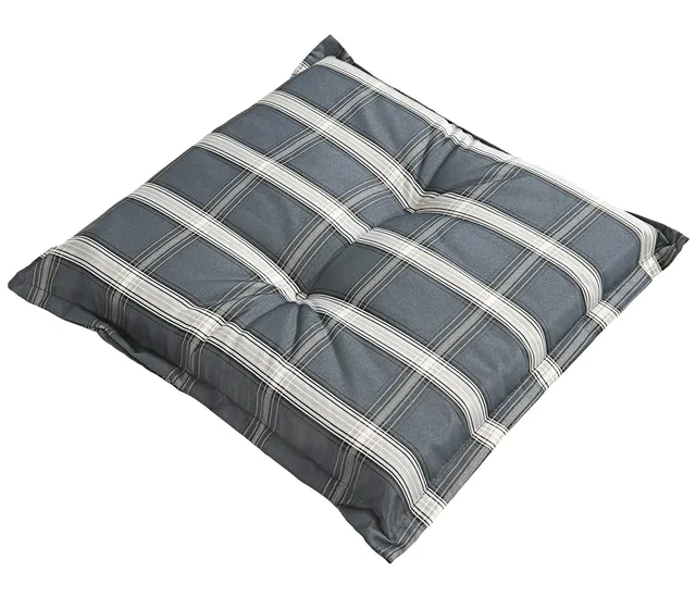 Dehner Lancy Sitzkissen grau 50x50x8 cm Polyester