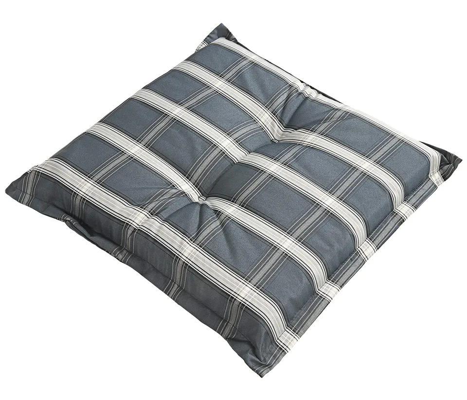 Dehner Lancy Sitzkissen grau 50x50x8 cm Polyester