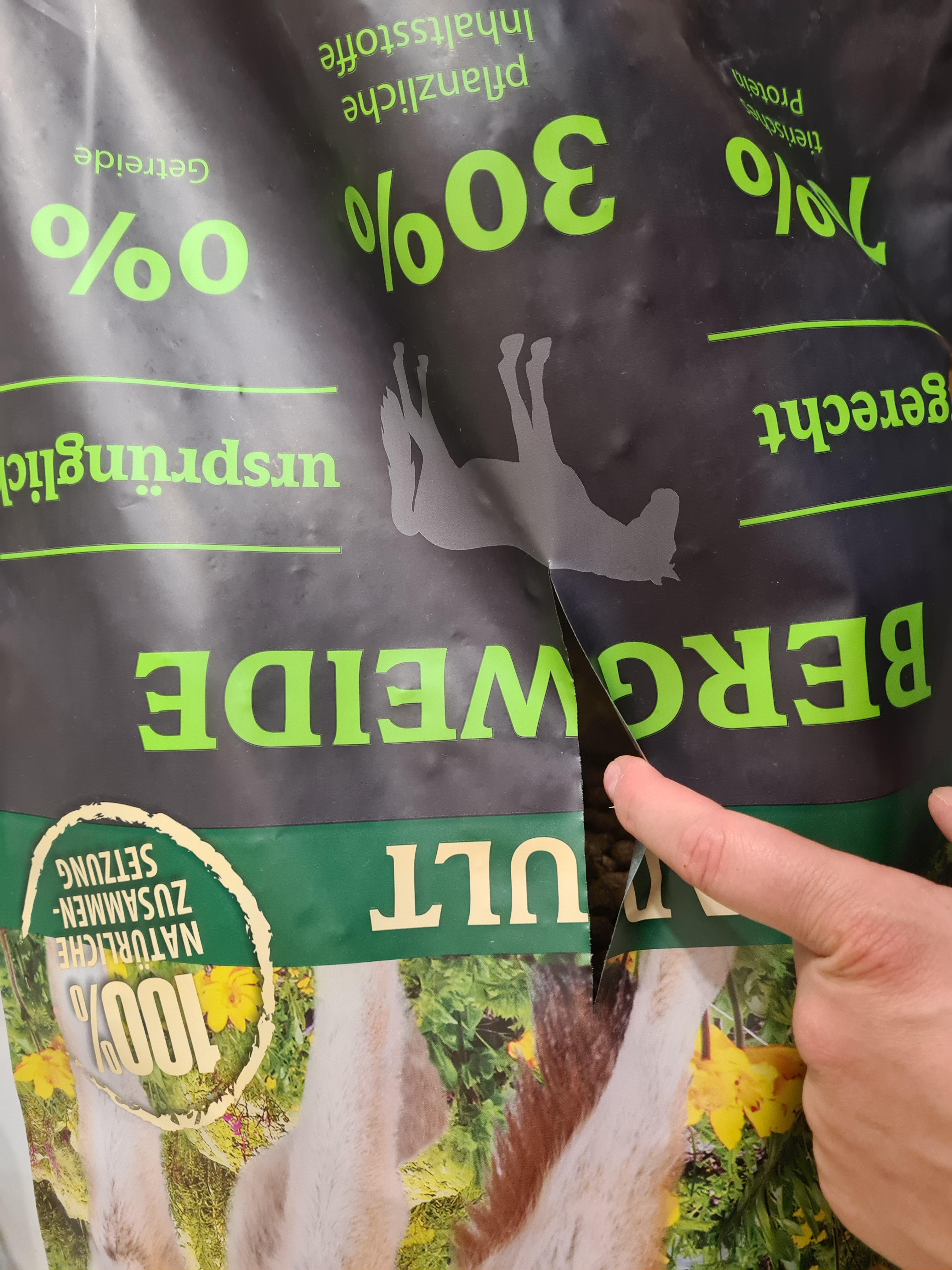 Dehner Wild Nature Bergweide Hundefutter Pferd Rind 12 kg