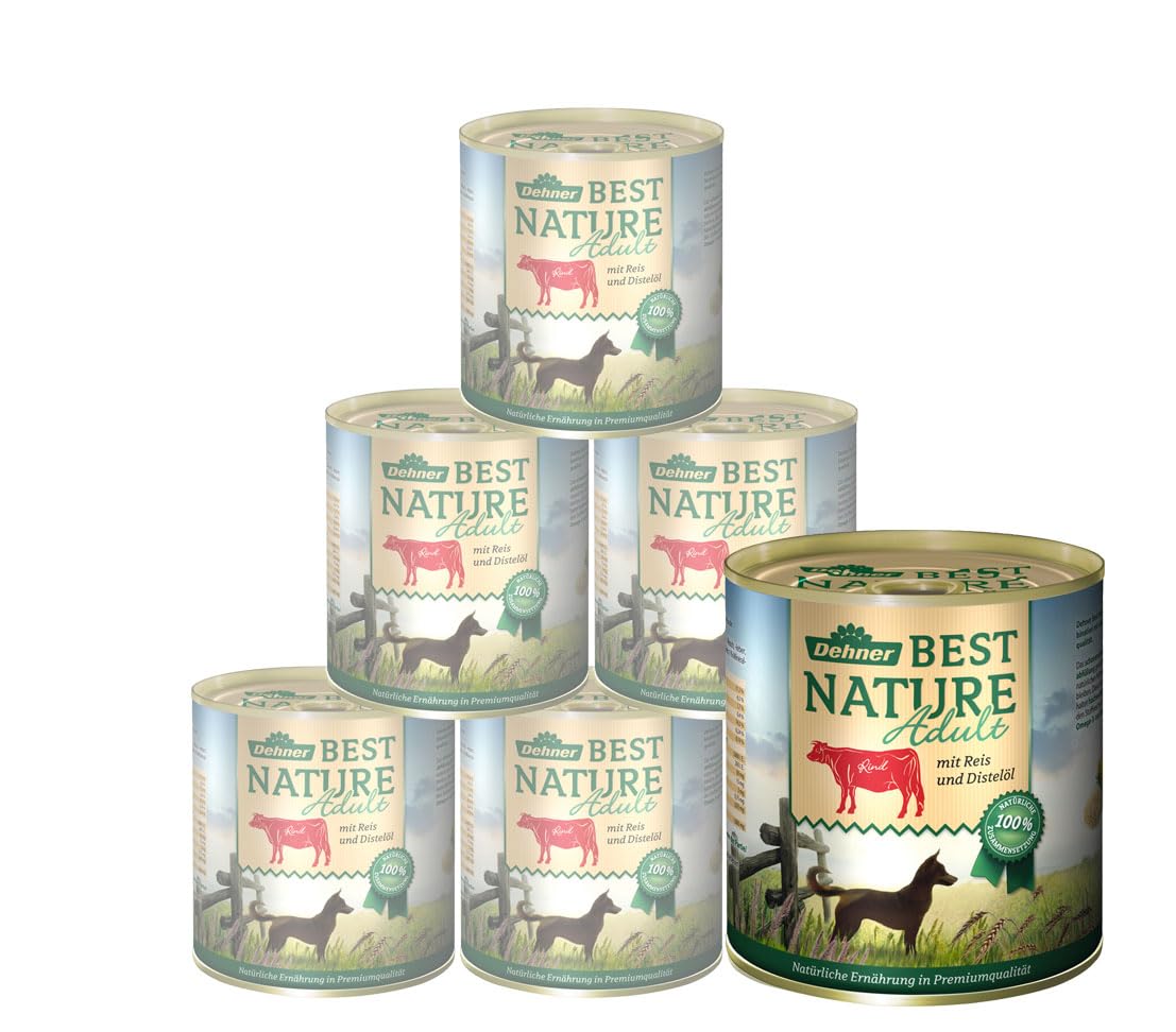 Dehner Best Nature Senior Nassfutter Lamm-Geflügel 6x800g