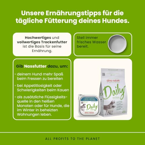 Almo Nature Daily Kabeljau Bohnen Hundenassfutter 300g glutenfrei