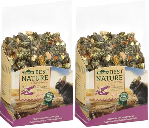Dehner Best Nature Chinchillafutter Adult 2 kg getreidefrei