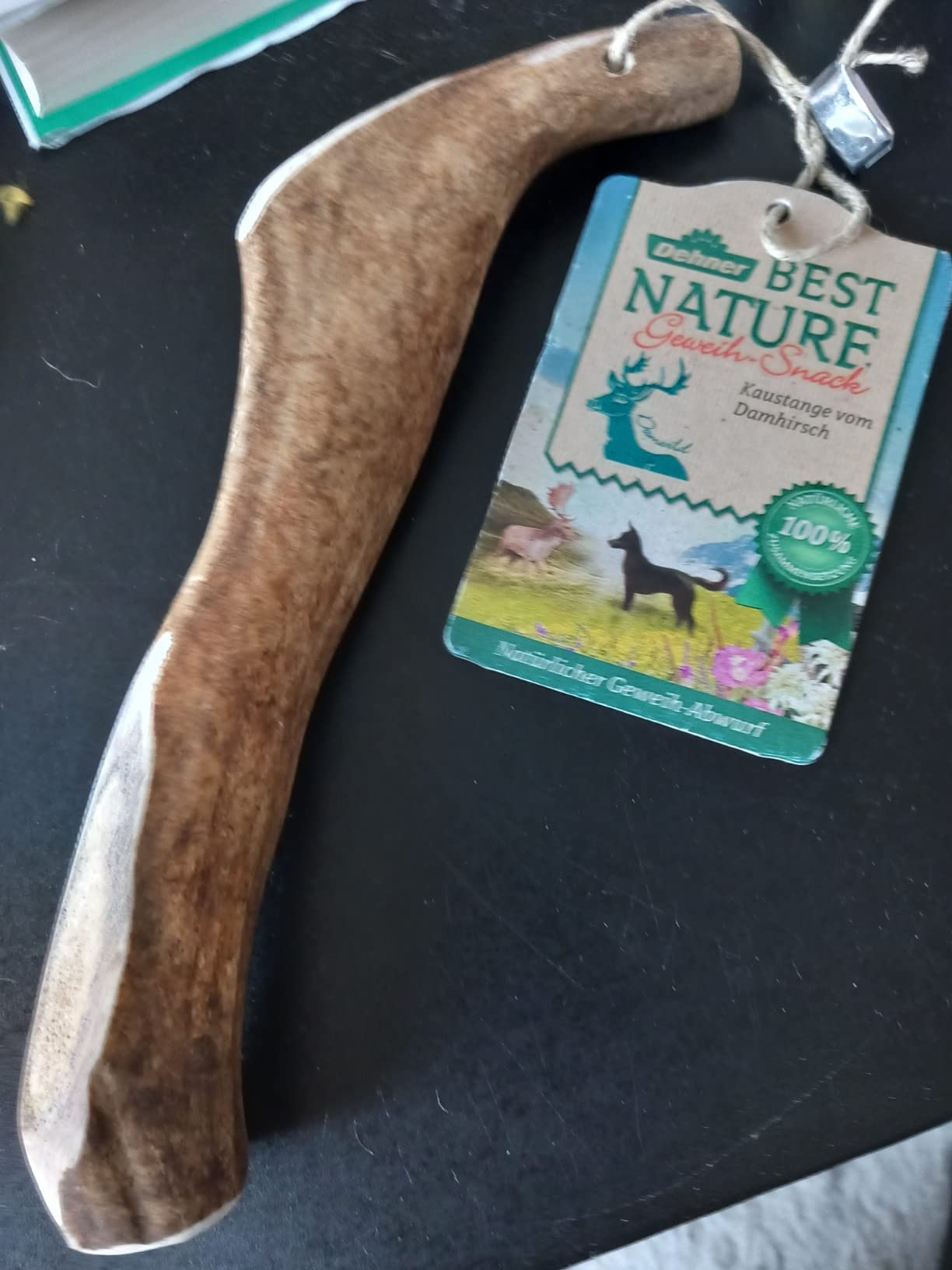 Dehner Best Nature Kaustange Damhirsch-Geweih S für Hunde 8-15kg