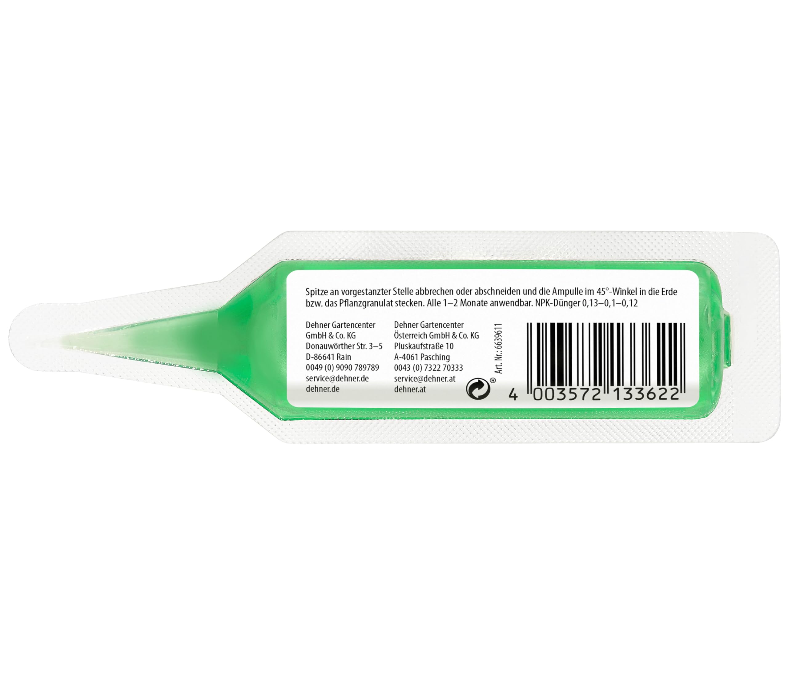 Dehner Zierpflanzen Vitalkur Flüssigdünger 10x30ml