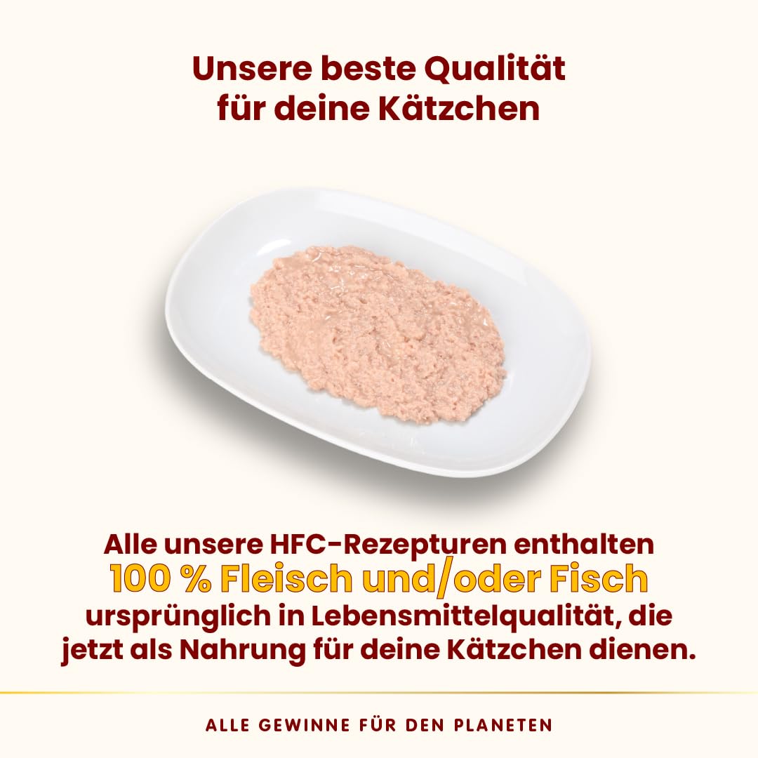 Almo Nature HFC Kitten Nassfutter Huhn 24x150g glutenfrei