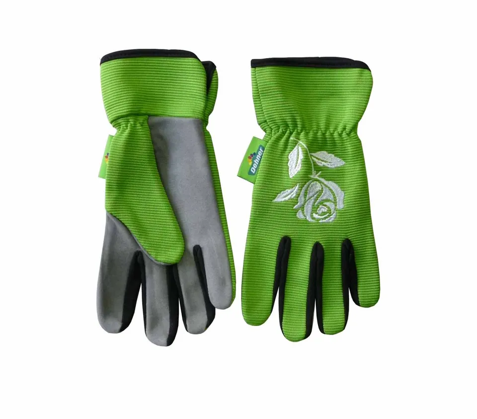 Dehner 1525344 Gartenhandschuh Lime Größe 8 M Allrounder