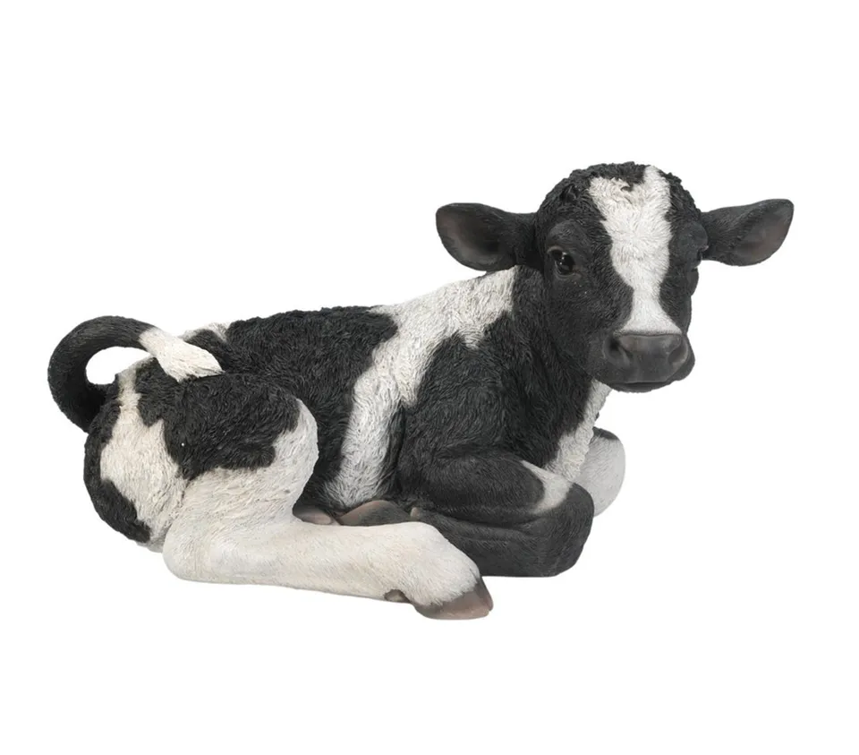 Dehner Premium Lovely Kalb Dekofigur 53cm Polyresin Garten
