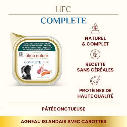 Almo Nature HFC Complete Nassfutter Lamm Karotte 17x85g glutenfrei