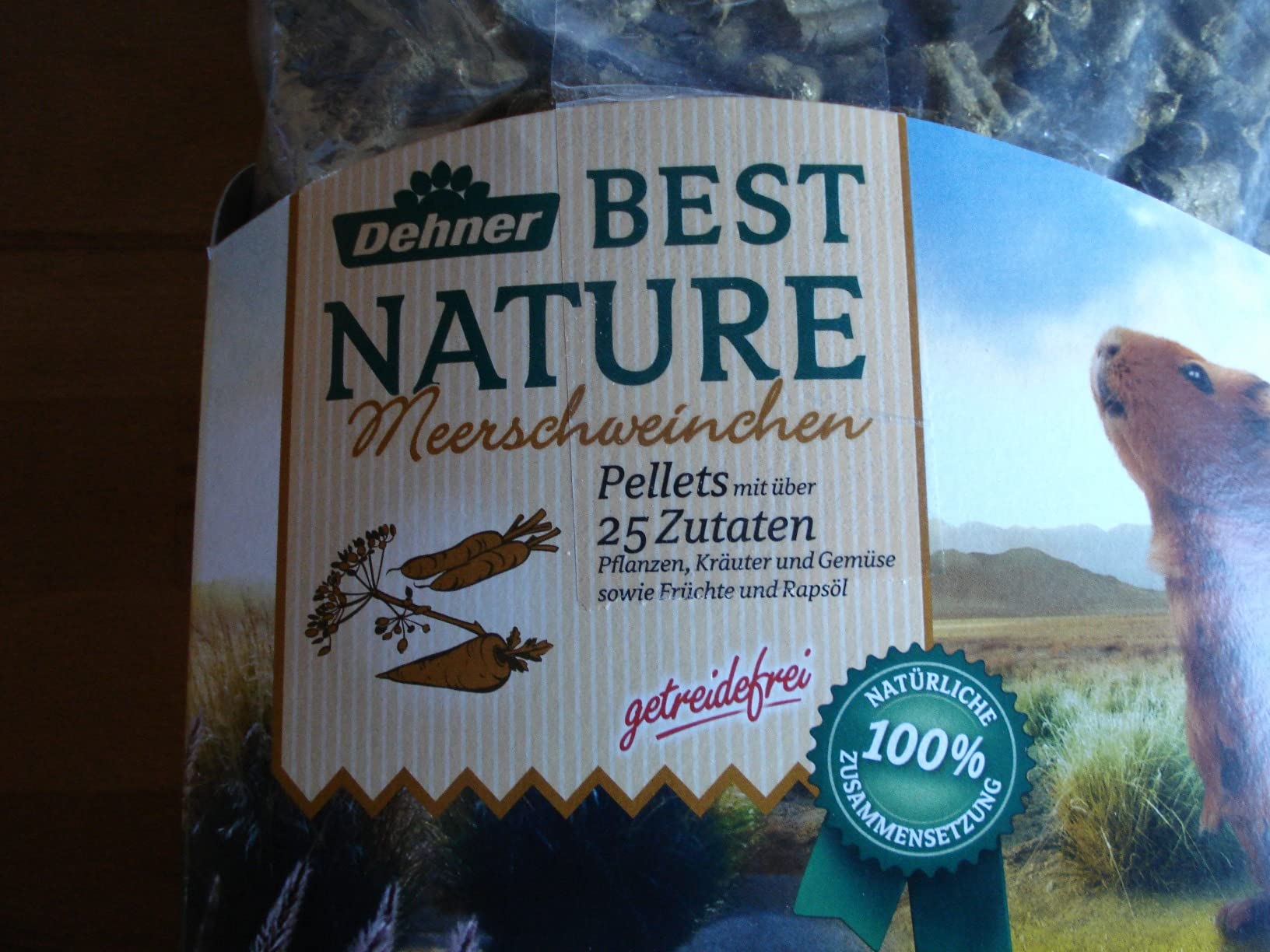 Dehner Best Nature Meerschweinchenfutter Pellets 3 kg getreidefrei