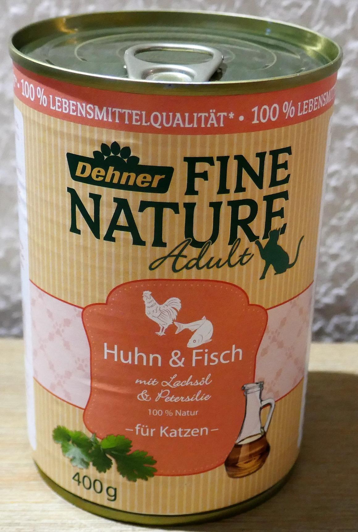 Dehner Fine Nature Adult Nassfutter Huhn Fisch 6x400 g