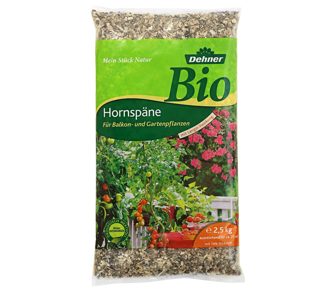 Dehner Bio Bodenverbesserer Hornspäne Set 6,5kg Langzeit