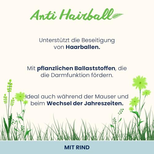 Almo Nature Functional Anti Hairball Nassfutter Rind 30x70g Faser