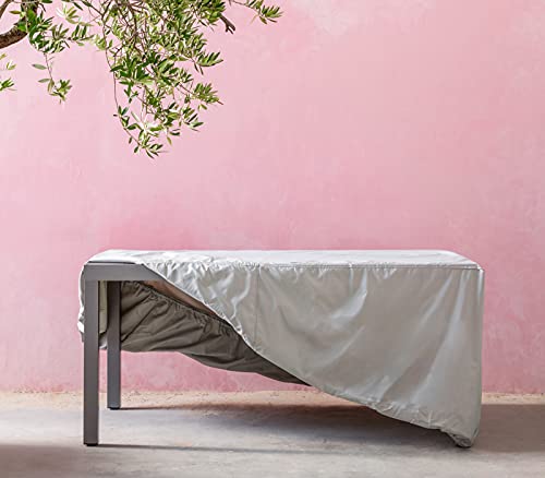 Dehner Premium Lovely Abdeckung Sitzgruppe 185x75x105 grau Polyester