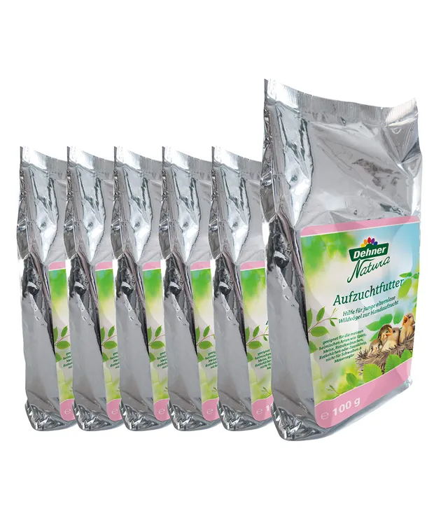 Dehner Natura Aufzuchtfutter Wildvögel 6x100g proteinreich