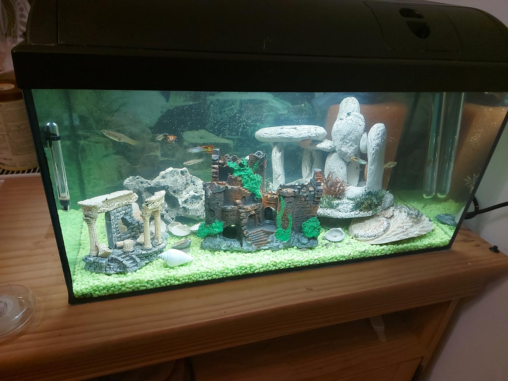 Dehner Aqua Aquarienkies 4-6 mm pastellgrün 5 kg