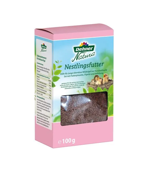 Dehner Natura Premium Nestlingsfutter Wildvogelfutter 100 g proteinreich