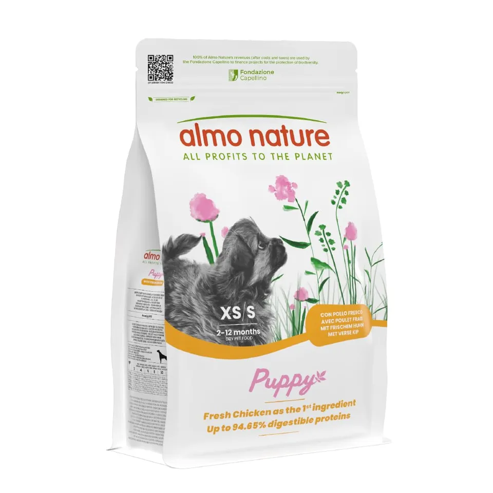 Almo Nature Puppy Trockenfutter Huhn 2kg XS-S Welpen