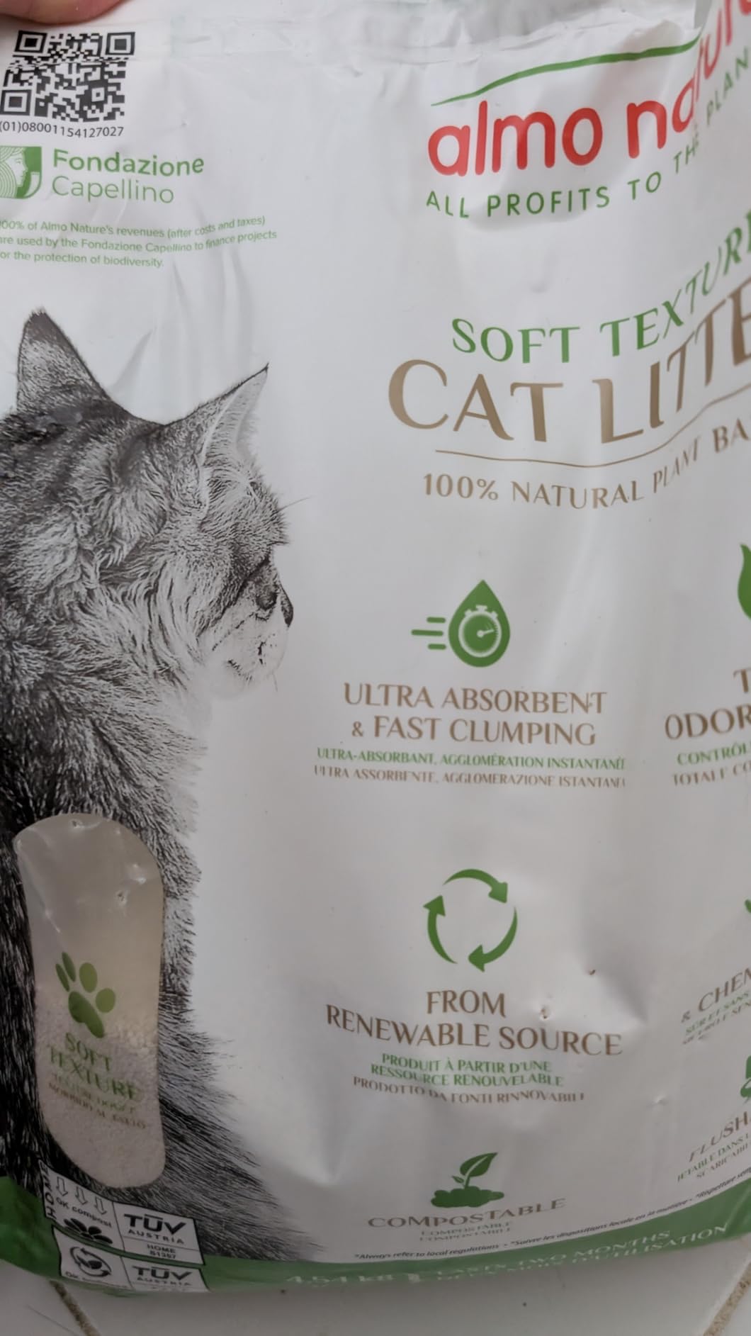 Almo Nature Cat Litter Katzenstreu 4,54kg pflanzlich