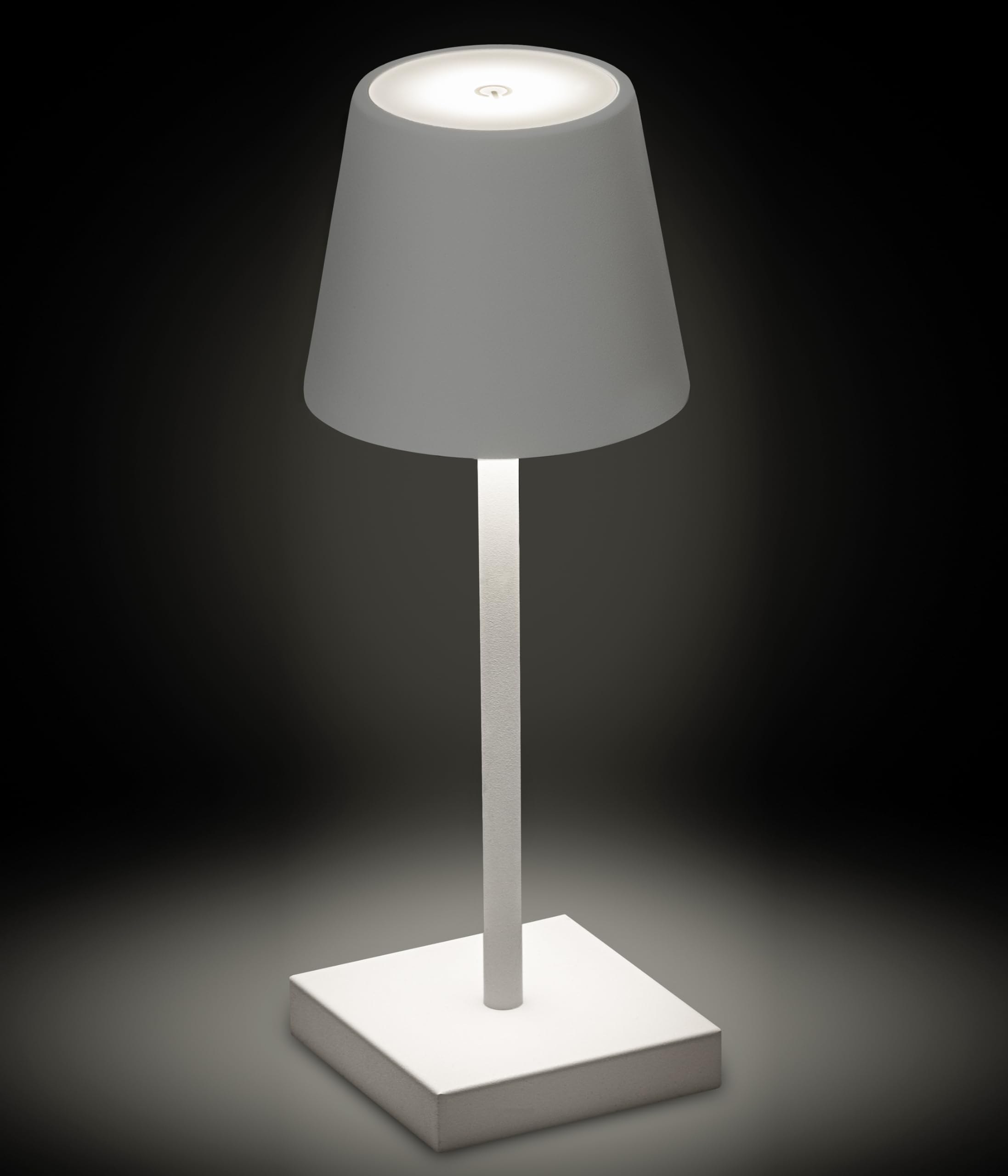 Dehner Dyan Akkuleuchte weiß 30 cm IP54