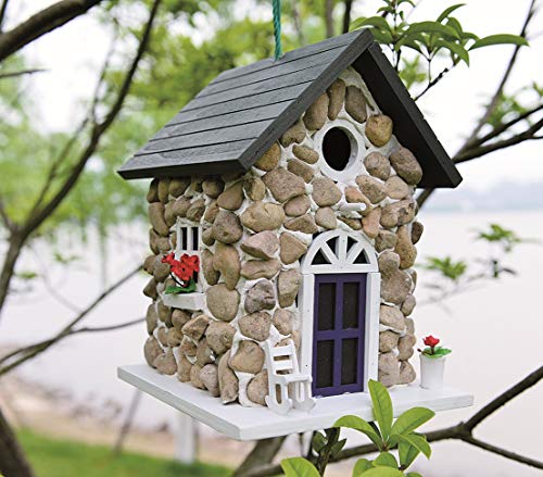 Dehner Natura Nistkasten Steinhaus 32mm Holz Stein