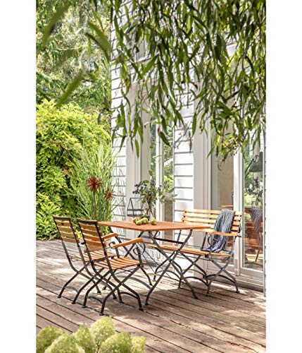 Dehner Tegernsee Klappsessel Akazienholz natur 88x57x56 cm