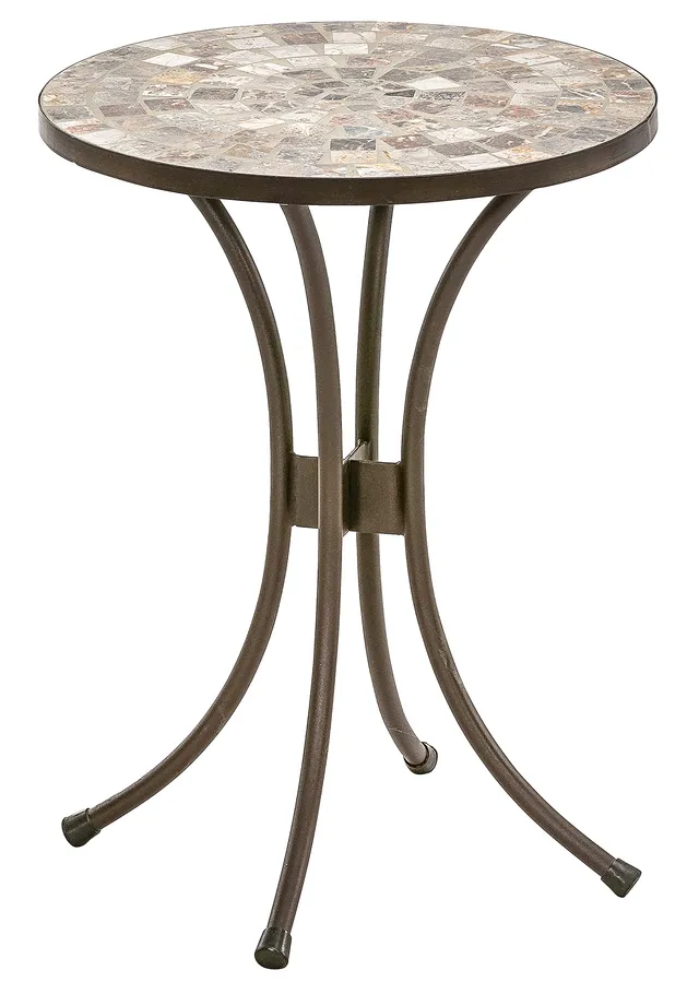 Dehner Grazia Blumenhocker Mosaik Ø40 cm braun-grau