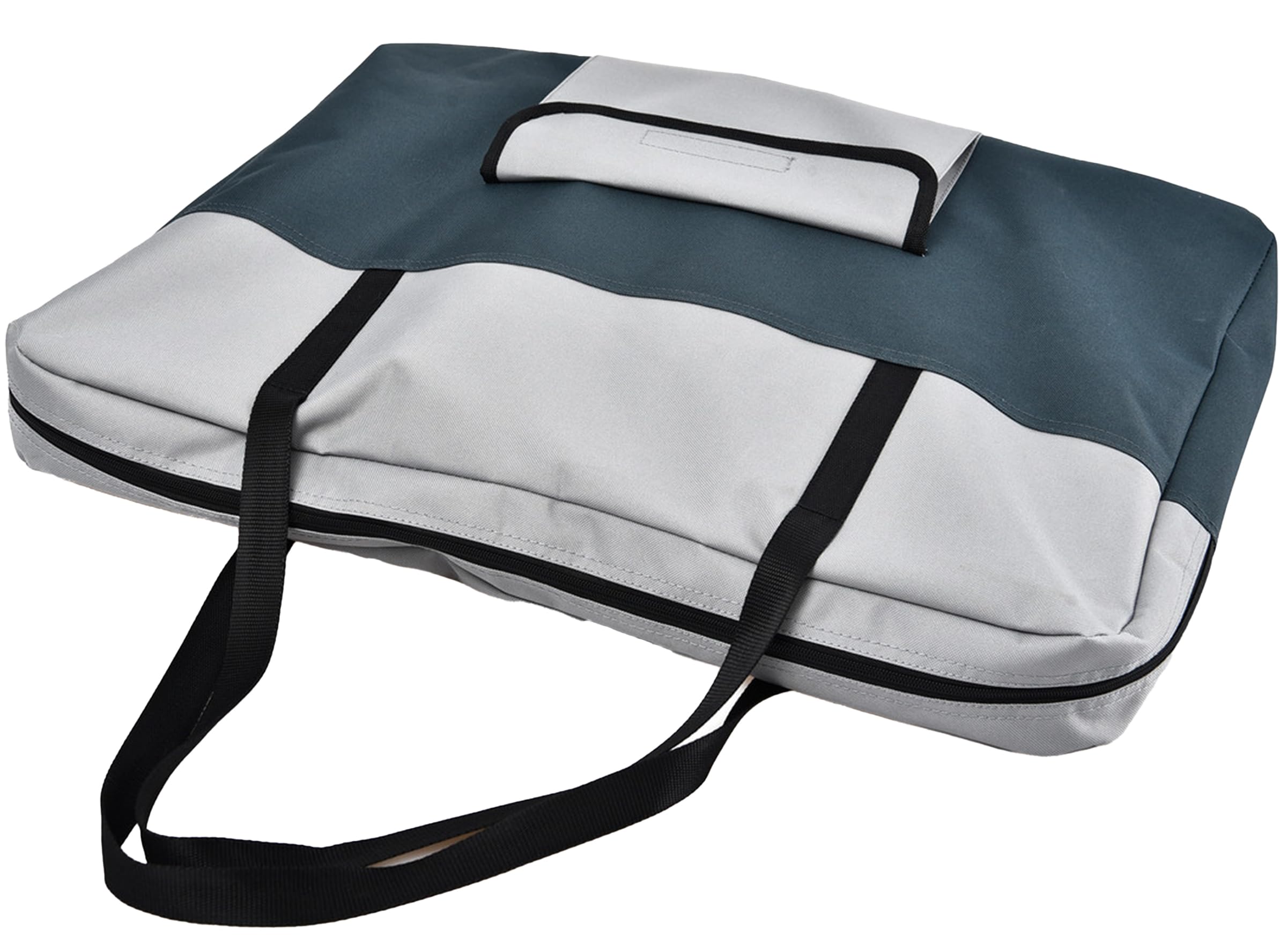 Dehner Brian Transporttasche 76x51x48 cm grau Netzfenster