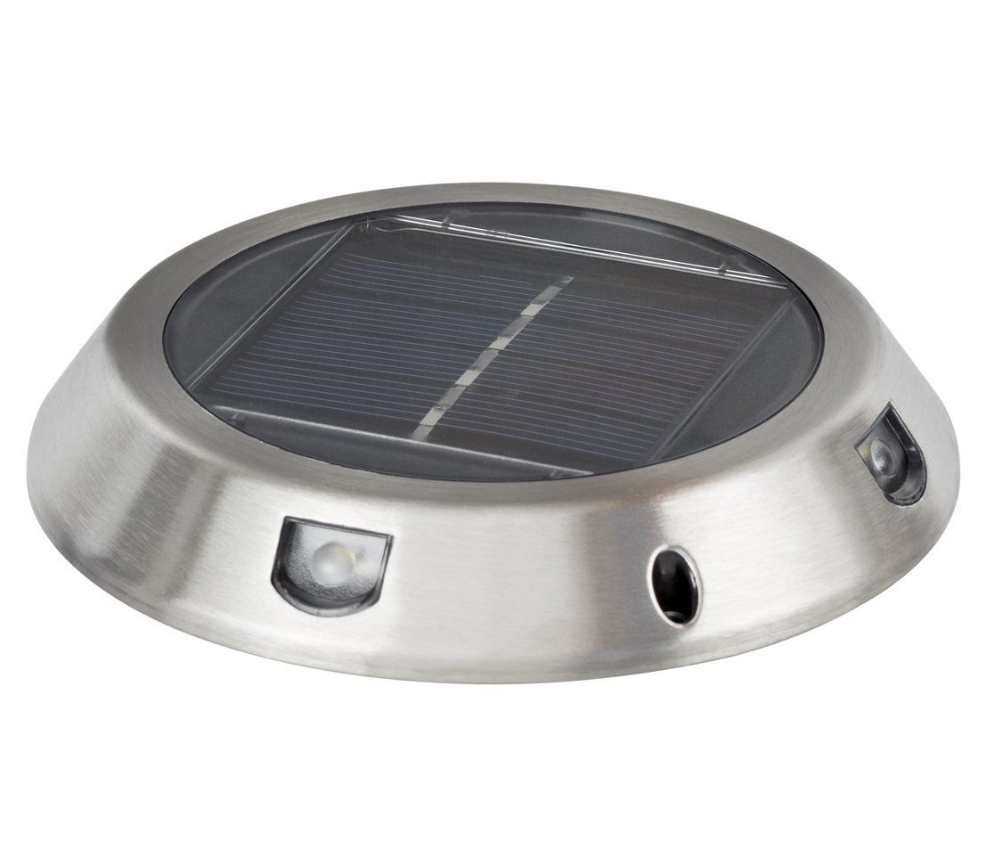 Dehner Living Solarleuchte Edelstahl 12,5 cm 6 Lumen wetterfest