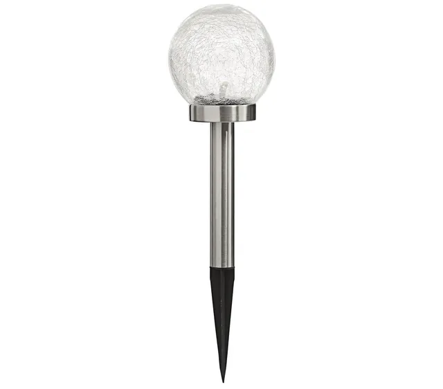 Dehner Premium Evora Solarleuchte 47,5 cm Krakelee
