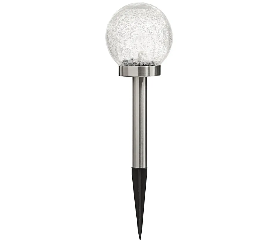 Dehner Premium Evora Solarleuchte 47,5 cm Krakelee