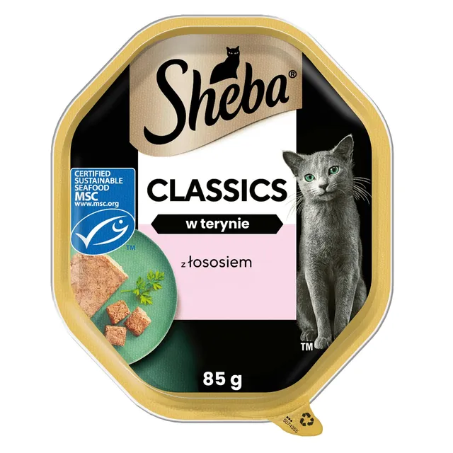 Sheba Classics Pastete Nassfutter Lachs 11x85g