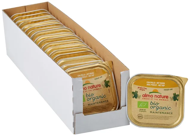 Almo Nature Bio Organic Maintenance Nassfutter Huhn 19x85g bio
