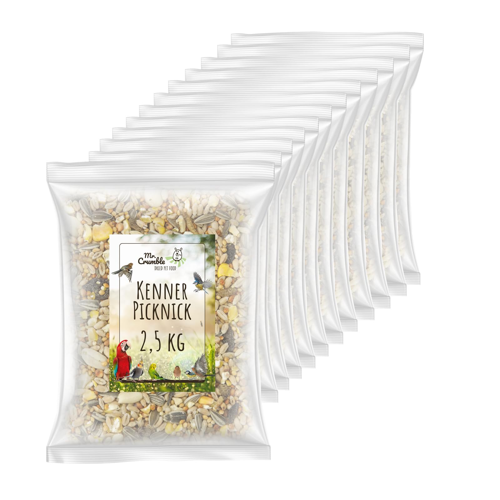 Mr. Crumble Kenner-Picknick Vogelfutter 2,5kg mit Insekten